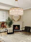 GobekUsa Crystal Pendant Chandelier for Living Room Bedroom - Luxury Hanglamp by Lamparas Lustres