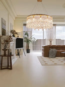 GobekUsa Crystal Pendant Chandelier for Living Room Bedroom - Luxury Hanglamp by Lamparas Lustres
