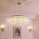 GobekUsa Crystal Pendant Chandelier for Living Room Bedroom - Luxury Hanglamp by Lamparas Lustres