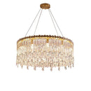GobekUsa Crystal Pendant Chandelier for Living Room Bedroom - Luxury Hanglamp by Lamparas Lustres