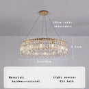 GobekUsa Crystal Pendant Chandelier for Living Room Bedroom - Luxury Hanglamp by Lamparas Lustres