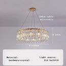 GobekUsa Crystal Pendant Chandelier for Living Room Bedroom - Luxury Hanglamp by Lamparas Lustres