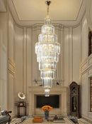 GobekUsa Crystal Pendant Chandelier for Hotel Lobby - Luxury Hollow Design - Nordic Villa Style