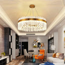 GobekUsa Crystal Pendant Chandelier Light - Nordic Luxury Gold Ceiling Lighting for Living Room