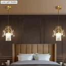 GobekUsa Luxury Single Head Crystal Dining Room Pendant Light