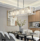GobekUsa Crystal Rectangle Luxury Chandelier for Elegant Home Décor