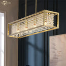 GobekUsa Crystal Rectangle Luxury Chandelier for Elegant Home Décor
