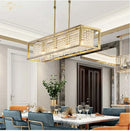 GobekUsa Crystal Rectangle Luxury Chandelier for Elegant Home Décor