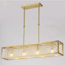 GobekUsa Crystal Rectangle Luxury Chandelier for Elegant Home Décor