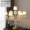 GobekUsa Crystal Table Light: Modern Luxury Nordic Indoor Lighting for Living Room Bedroom