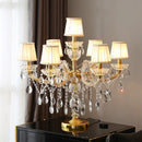GobekUsa Crystal Table Light: Modern Luxury Nordic Indoor Lighting for Living Room Bedroom