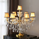 GobekUsa Crystal Table Light: Modern Luxury Nordic Indoor Lighting for Living Room Bedroom
