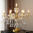 GobekUsa Crystal Table Light: Modern Luxury Nordic Indoor Lighting for Living Room Bedroom