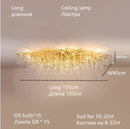 GobekUsa Crystal Water Drop Chandelier – Luxury Ceiling Light for Hotels, Restaurants, Villas