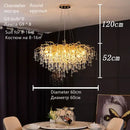 GobekUsa Crystal Water Drop Chandelier – Luxury Ceiling Light for Hotels, Restaurants, Villas