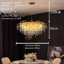 GobekUsa Crystal Water Drop Chandelier – Luxury Ceiling Light for Hotels, Restaurants, Villas