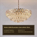 GobekUsa Crystal Chandelier: Modern Net Red Living Room & Bedroom Luxury Lighting