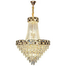 GobekUsa Crystal Chandelier: Smart Dimming Duplex Villa Pendant for Luxe Living Rooms