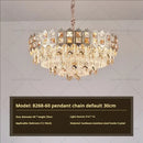 GobekUsa Crystal Chandelier: Modern Net Red Living Room & Bedroom Luxury Lighting