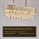 GobekUsa Crystal Chandelier: Modern Net Red Living Room & Bedroom Luxury Lighting
