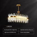 GobekUsa Crystal Chandeliers: Round LED Luxury Ceiling Pendant Lights for Elegant Home Decor.