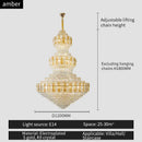 GobekUsa Crystal Duplex Headlight in Luxury European Style for Living Room & Hotel Lobby