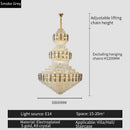 GobekUsa Crystal Duplex Headlight in Luxury European Style for Living Room & Hotel Lobby