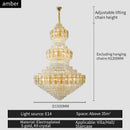 GobekUsa Crystal Duplex Headlight in Luxury European Style for Living Room & Hotel Lobby