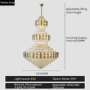 GobekUsa Crystal Duplex Headlight in Luxury European Style for Living Room & Hotel Lobby