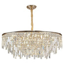 GobekUsa Crystal LED Chandelier for Living Room, Dining & Bedroom - High-end Luxury Lighting