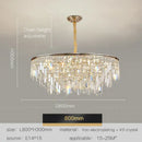 GobekUsa Crystal LED Chandelier for Living Room, Dining & Bedroom - High-end Luxury Lighting