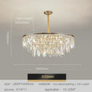 GobekUsa Crystal LED Chandelier for Living Room, Dining & Bedroom - High-end Luxury Lighting