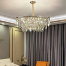GobekUsa Crystal LED Chandelier for Living Room, Dining & Bedroom - High-end Luxury Lighting