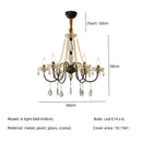 GobekUsa Crystal LED Chandelier Living Room Luxury Lighting E14 Pendant Lamparas