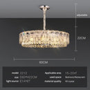 GobekUsa Crystal Ring Chandelier: 2024 Luxury Bedroom Dining Room Lighting