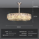 GobekUsa Crystal Ring Chandelier: 2024 Luxury Bedroom Dining Room Lighting
