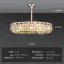 GobekUsa Crystal Ring Chandelier: 2024 Luxury Bedroom Dining Room Lighting