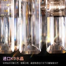 GobekUsa Crystal Ring Chandelier: 2024 Luxury Bedroom Dining Room Lighting