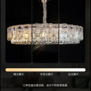 GobekUsa Crystal Ring Chandelier: 2024 Luxury Bedroom Dining Room Lighting