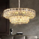 GobekUsa Crystal Ring Chandelier: 2024 Luxury Bedroom Dining Room Lighting