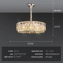 GobekUsa Crystal Ring Chandelier: 2024 Luxury Bedroom Dining Room Lighting