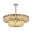 GobekUsa Crystal Ring Chandelier: 2024 Luxury Bedroom Dining Room Lighting