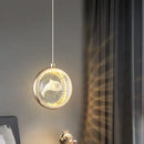 GobekUsa Crystal Ball Chandelier - Luxury Pendant Light for Bedroom and Living Room