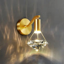 GobekUsa Diamond Crystal Wall Lamp Luxury Nordic Modern Living Room Lighting