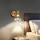 GobekUsa Diamond Crystal Wall Lamp Luxury Nordic Modern Living Room Lighting