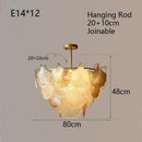 GobekUsa Glass Shell Ceiling Pendant Light Luxury Bedroom Decor Hanglamp