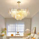 GobekUsa Glass Shell Ceiling Pendant Light Luxury Bedroom Decor Hanglamp