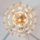 GobekUsa Crystal Bedroom Pendant Lamp: Designer Luxury Glass Lighting for Living Room