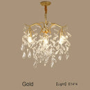 GobekUsa Crystal LED Chandelier: Luxury Indoor Lighting for Home, Kitchen, Living Room