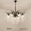 GobekUsa Crystal LED Chandelier: Luxury Indoor Lighting for Home, Kitchen, Living Room